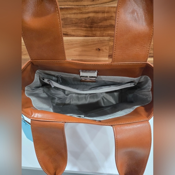 TIFFANY & FRED Paris Bag Tote Caramel color genuine Leather NEW - Picture 17 of 17